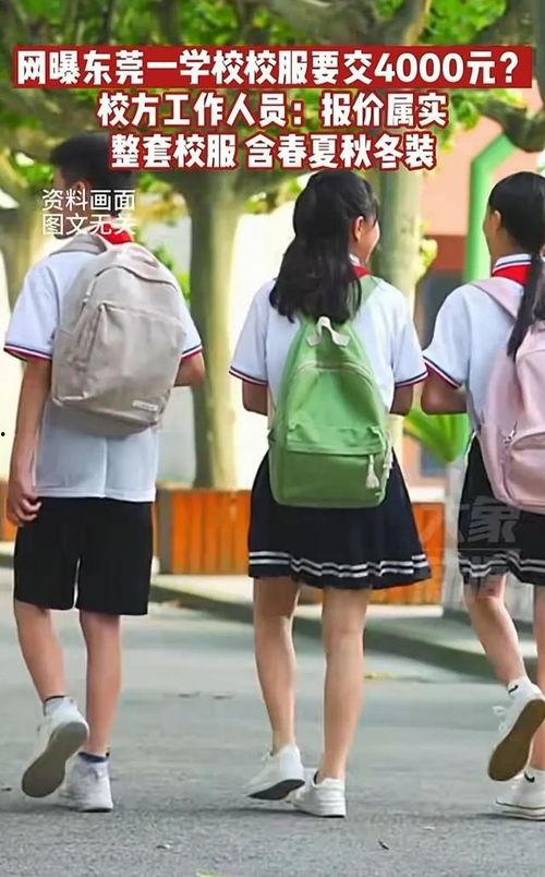 东莞校服爆料最新消息图片,时尚与实用并存，引发网友热议！”